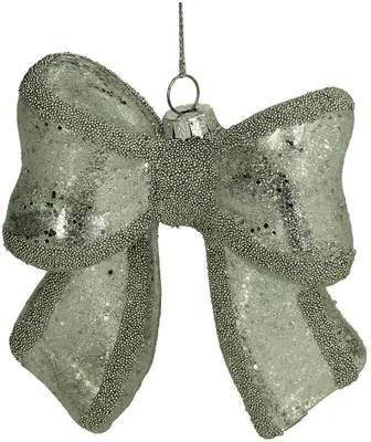 HD Collection glazen kerst ornament pantoffels 10cm goud - afbeelding 2