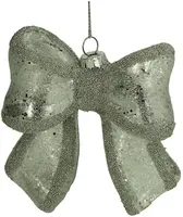 HD Collection glazen kerst ornament pantoffels 10cm goud - afbeelding 2