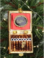 HD Collection glazen kerst ornament sigaretten 12.5cm rood - afbeelding 4