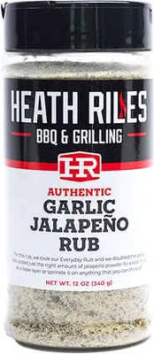 Heath Riles BBQ Garlic jalapeno rub 12oz-340gr