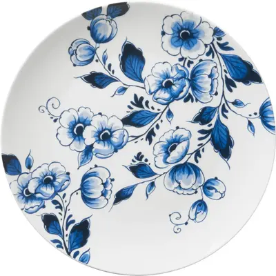 Heinen Delfts Blauw decoratiebord keramiek bloem 26.5x3cm delfts blauw