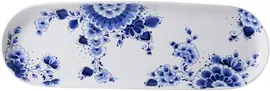 Heinen Delfts Blauw decoratiebord keramiek bloemen 38x12x2.5cm delfts blauw kopen?