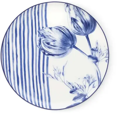 Heinen Delfts Blauw dinerbord keramiek tulp 26x2.5cm delfts blauw 