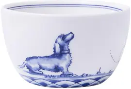 Heinen Delfts Blauw dipschaaltje keramiek teckel nhaan 9.5x5.5cm delfts blauw  kopen?