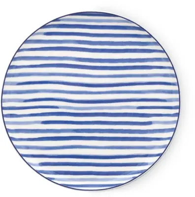 Heinen Delfts Blauw gebaksbordje keramiek tulp 17x2cm delfts blauw 
