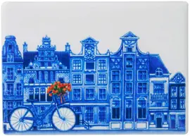 Heinen Delfts Blauw magneet grachtenpand fiets kopen?