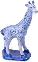 Heinen Delfts Blauw miniatuur ornament keramiek giraffe 5.5x3.5x9cm delfts blauw kopen?