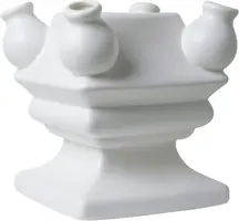 Heinen Delfts Blauw modulaire vaas keramiek bodem 15x15x17cm wit kopen?