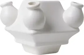 Heinen Delfts Blauw modulaire vaas keramiek midden 13x13x10cm wit kopen?