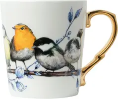 Heinen Delfts Blauw mok keramiek bosvogels 8.5x9.5cm delfts blauw  kopen?