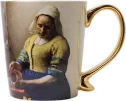 Heinen Delfts Blauw mok keramiek het melkmeisje 8.5x9.5cm delfts blauw  kopen?