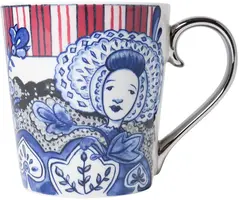 Heinen Delfts Blauw mok keramiek kanten isabee 8.5x9.5cm delfts blauw  kopen?