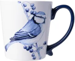 Heinen Delfts Blauw mok keramiek pimpelmees 8.5x9.5cm delfts blauw  kopen?