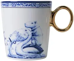 Heinen Delfts Blauw mok keramiek redmer hoekstra sterrenbeeld waterman 8.5x9.5cm delfts blauw  kopen?