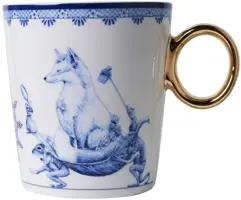 Heinen Delfts Blauw mok keramiek redmer hoekstra sterrenbeeld maagd 8.5x9.5cm delfts blauw  kopen?