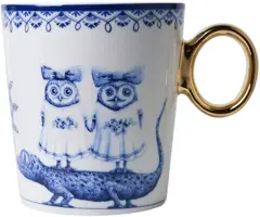 Heinen Delfts Blauw mok keramiek redmer hoekstra sterrenbeeld tweelingen 8.5x9.5cm delfts blauw  kopen?