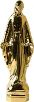 Heinen Delfts Blauw ornament keramiek madonna 7x10x30cm goud
