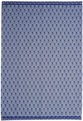 Heinen Delfts Blauw theedoek abstract 50x70cm delfts blauw 