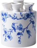 Heinen Delfts Blauw tulpenvaas keramiek orchidee 13x15cm delfts blauw kopen?