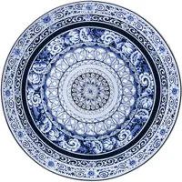 Heinen Delfts Blauw wandbord keramiek delftse mandala 42cm delfts blauw  kopen?