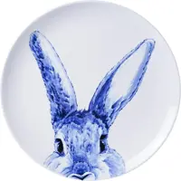 Heinen Delfts Blauw wandbord keramiek haas 26.5cm delfts blauw  kopen?