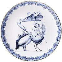 Heinen Delfts Blauw wandbord keramiek pelikaan 26.5cm delfts blauw  kopen?