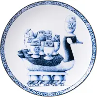 Heinen Delfts Blauw wandbord keramiek redmer hoekstra eend 26.5cm delfts blauw  kopen?