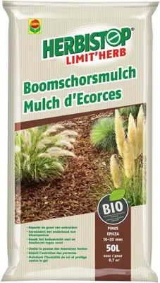 Herbistop boomschorsmulch 50l