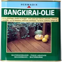 Hermadix bangkirai-olie mat 2500 ml natuurlijk/naturel