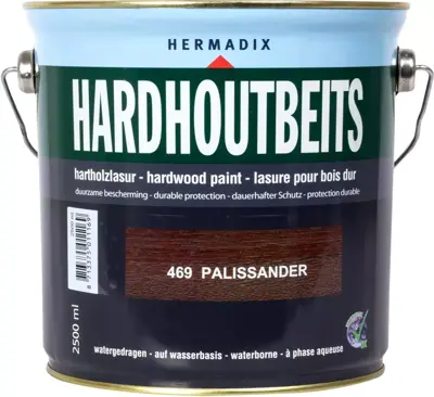 Hermadix hardhoutbeits zijdeglans 2500 ml palissander (469)