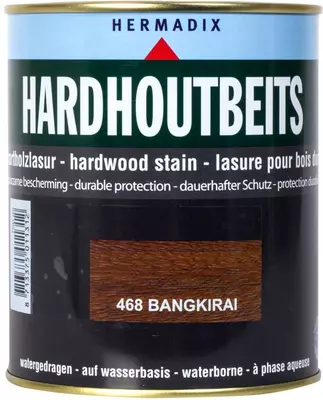 Hermadix hardhoutbeits zijdeglans 750 ml bangkirai (468)
