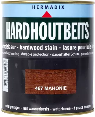 Hermadix hardhoutbeits zijdeglans 750 ml mahonie (467)