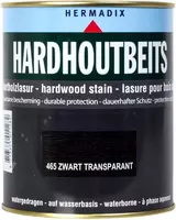 Hermadix hardhoutbeits zijdeglans 750 ml zwart transparant (465) kopen?
