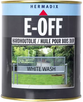 Hermadix hardhoutolie e-off 750 ml white wash