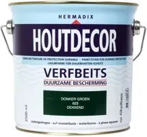Hermadix houtdecor zijdeglans 2500 ml donkergroen (623) dekkend kopen?