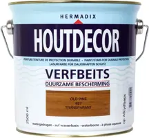 Hermadix houtdecor zijdeglans 2500 ml old - pine (657) transparant kopen?