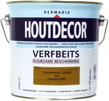 Hermadix houtdecor zijdeglans 2500 ml transparant groen (656) transparant kopen?