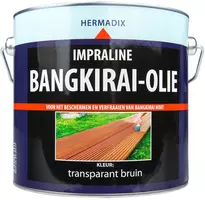 Hermadix impraline mat 2500 ml bangkirai-olie bruin transparant kopen?