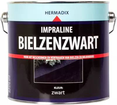 Hermadix impraline mat 2500 ml bielzenzwart zwart