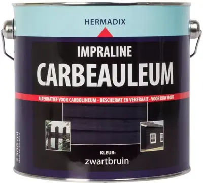 Hermadix impraline mat 2500 ml carbeauleum zwartbruin