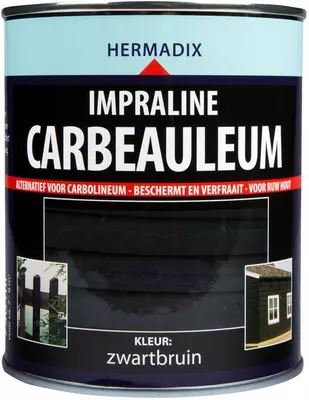 Hermadix impraline mat 750 ml carbeauleum zwartbruin