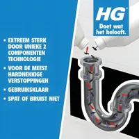 Hg duo ontstopper 2x 0.5l - afbeelding 3