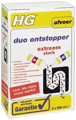 Hg duo ontstopper 2x 0.5l - afbeelding 7