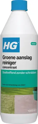 HG groene aanslagreiniger concentraat 1000ml fles - afbeelding 1