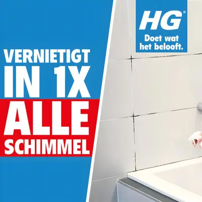HG schimmelreiniger schuimspray 500ml fles - afbeelding 3