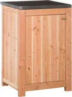 Hillhout douglas enkele buitenkeuken 1 plank met deur 61,5x56x90 cm - afbeelding 1