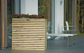 Hillhout Elan terrasbloembak 103x30x93 cm - afbeelding 2