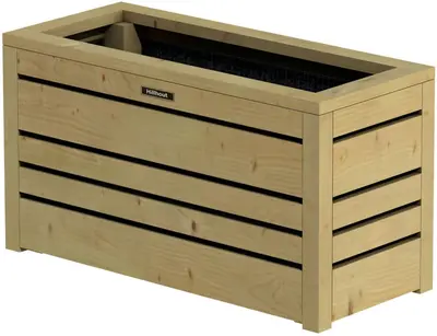 Hillhout Flux bloembak Excellent 70x30x38 cm - afbeelding 2
