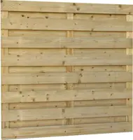 Hillhout Jumbo schutting 15-planks 180x180cm recht geïmpregneerd