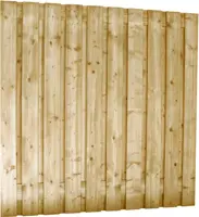 Hillhout Jumbo schutting 21-planks 180x180cm groen geïmpregneerd betonsysteem kopen?